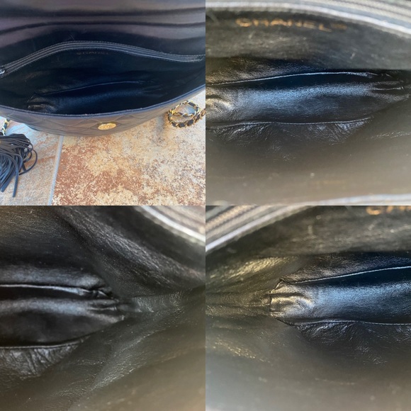 SOLD Chanel Timeless Vintage Diamond Quilted Flap Tassel Bag - Picture 15 of 16